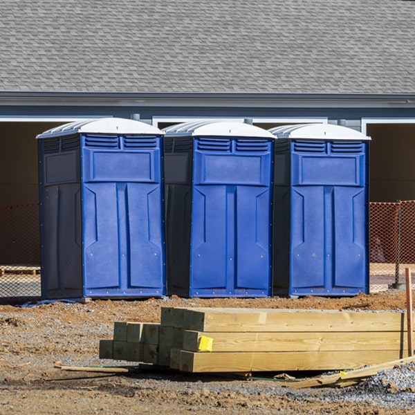 what is the maximum capacity for a single porta potty in Pocono Lake Preserve Pennsylvania